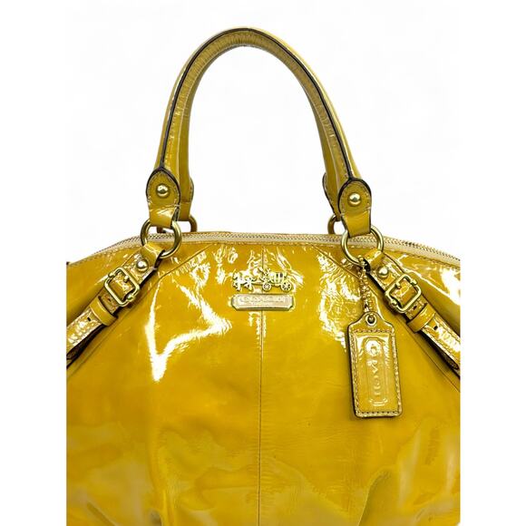 Coach Vintage Madison Patent Leather Sophia Satchel - Picture 2 of 15